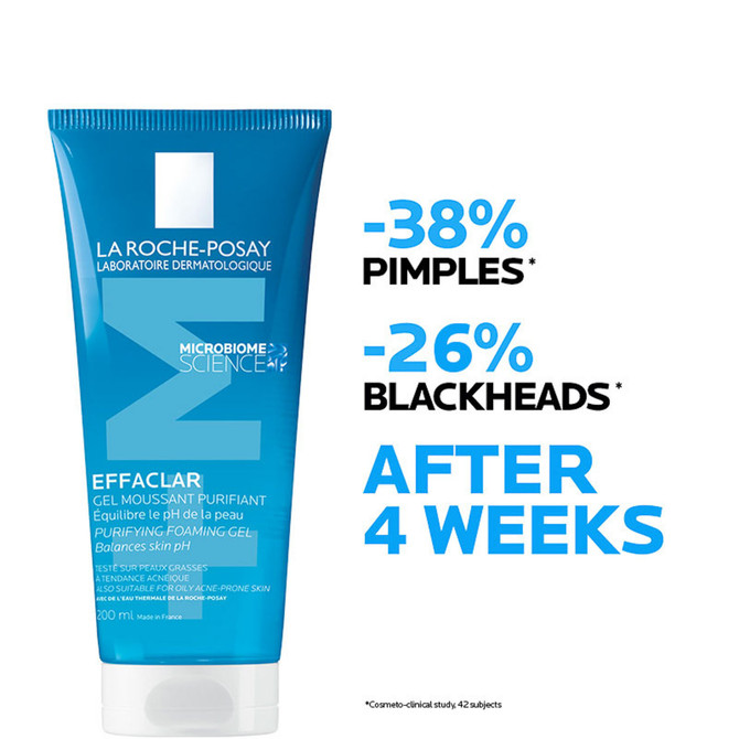 La Roche-Posay Effaclar +M Purifying Foaming Gel Cleanser 200ml