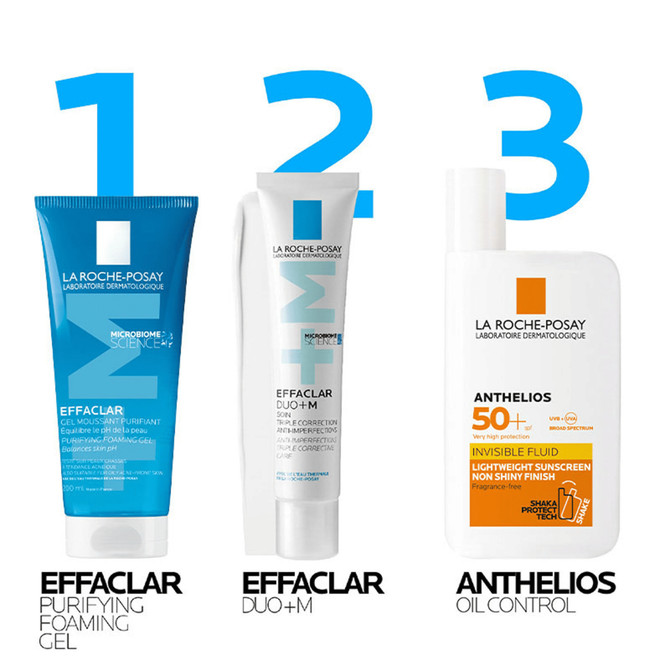 La Roche-Posay Effaclar +M Purifying Foaming Gel Cleanser 200ml