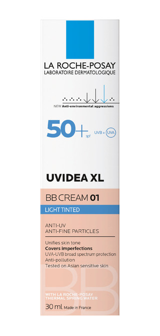 Uvidea Anthelios Tinted BB Cream SPF50+ 30mL Shade Light