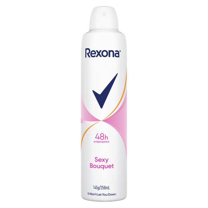 REXONA WOMEN ANTIPERSPIRANT AEROSOL SEXY BOUQUET 250 ML