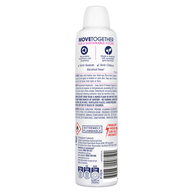 REXONA WOMEN ANTIPERSPIRANT AEROSOL SEXY BOUQUET 250 ML