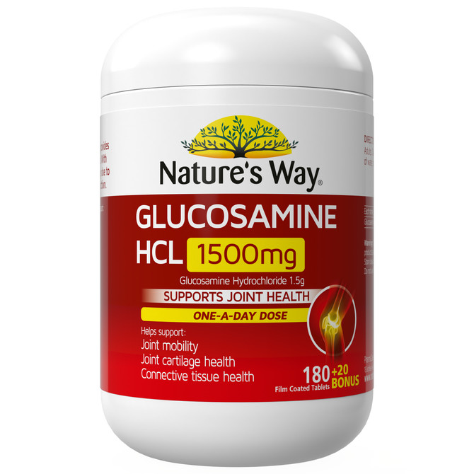 Nature's Way GLUCOSAMINE HCL 1500mg 200s