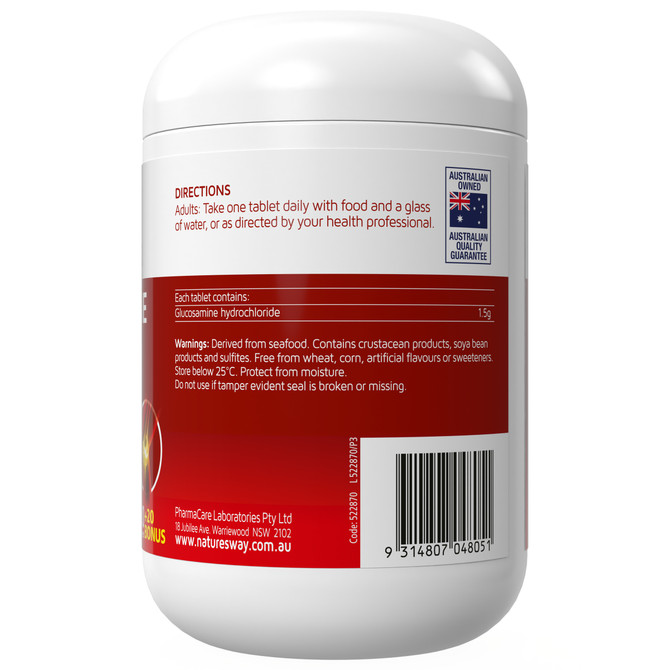 Nature's Way GLUCOSAMINE HCL 1500mg 180 + 20