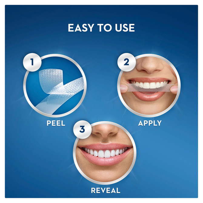 Oral-B 3DWhite Luxe Whitestrips Advance Seal, 14 Whitening Treatments