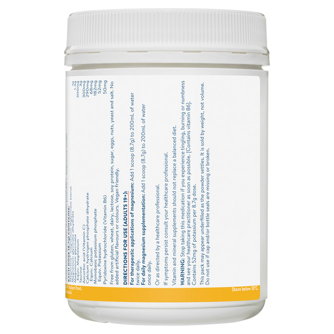 Ethical Nutrients Mega Magnesium 450g Powder Raspberry