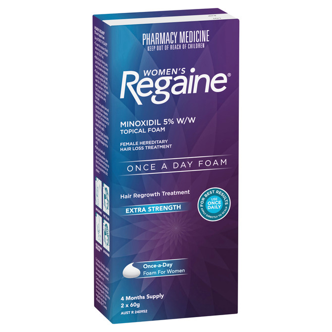 Regaine Women's Extra Strength Minoxidil Foam Hair Regrowth Treatment 2 x 60g