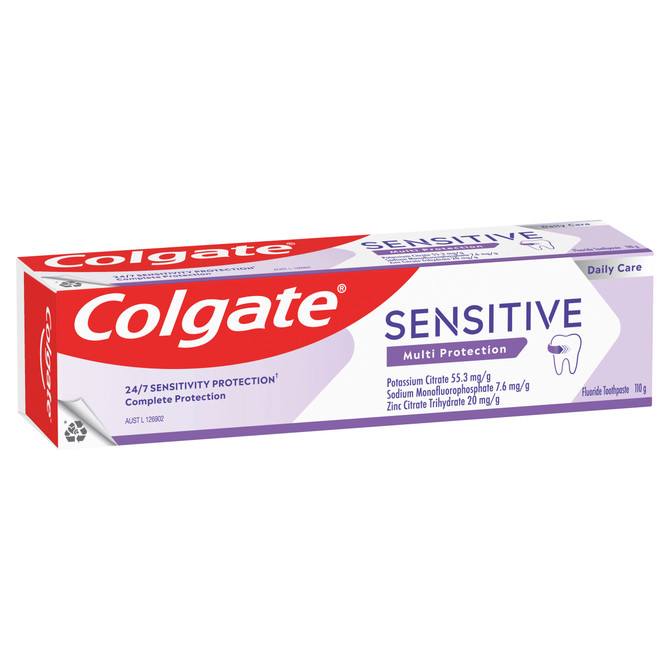Colgate Sensitive Multi Protection Toothpaste, 110g, For Sensitive Teeth Pain Relief