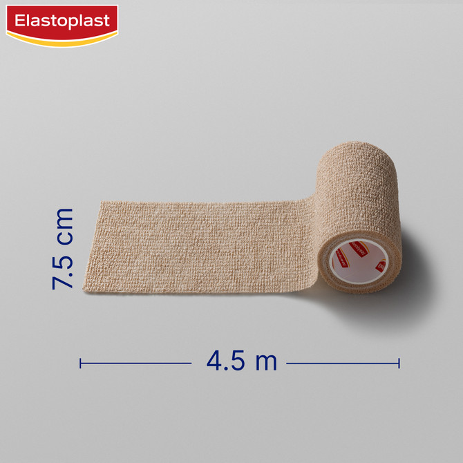 Elastoplast Cohesive Compression Bandage 75mm x 4.5m
