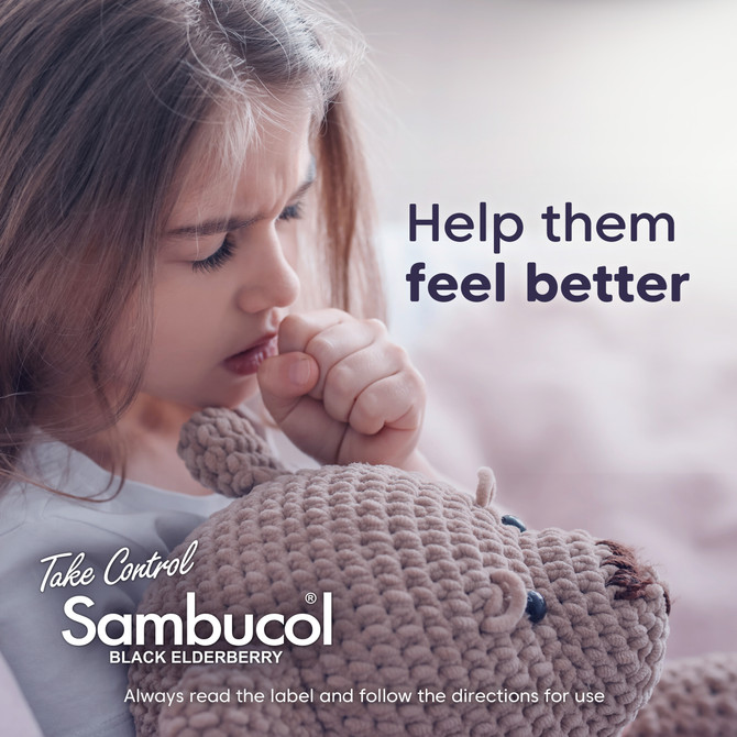 Sambucol Black Elderberry Cold & Flu Relief Kids Liquid 120ml