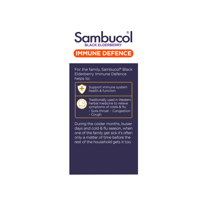 Sambucol Black Elderberry Immune Defence Liquid 250ml