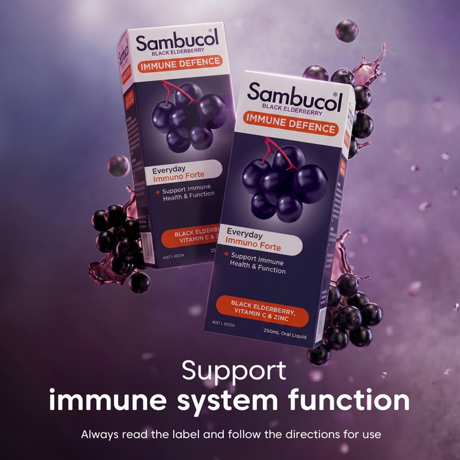 Sambucol Black Elderberry Immune Defence Liquid 250ml