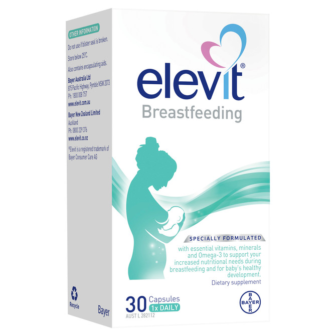 Elevit Breastfeeding Multivitamin Capsules 30 pack (30 days)