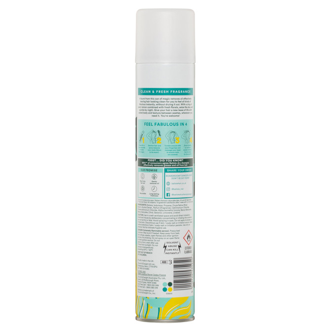 Batiste Original Dry Shampoo | Citrus Fragrance | Instant Hair Refresh | 350mL