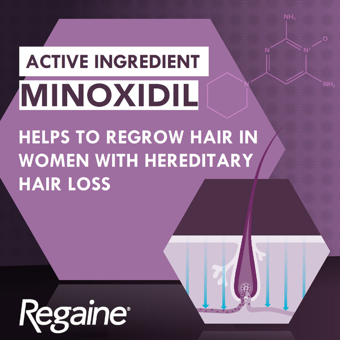 Regaine Women's Extra Strength Minoxidil Foam Hair Regrowth Treatment 60g