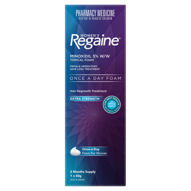 Regaine Women's Extra Strength Minoxidil Foam Hair Regrowth Treatment 60g