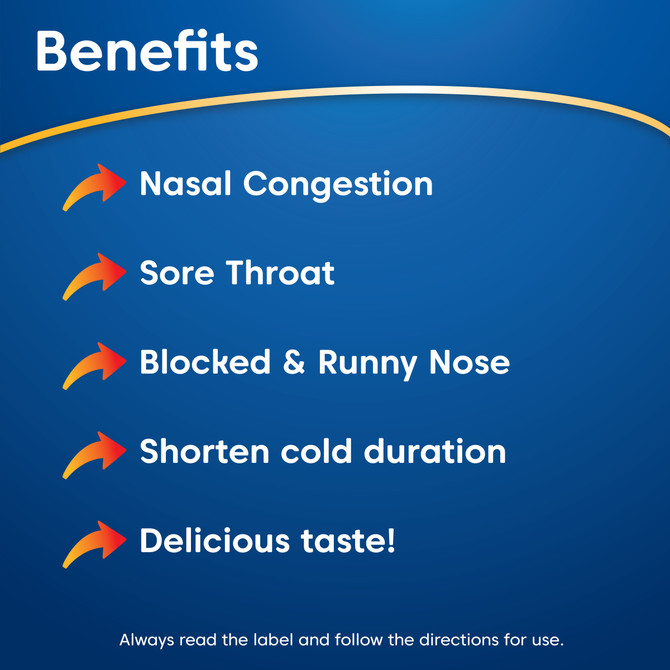 EASEaCOLD Kids Cold & Flu Chewable Berry Tablets 24s 