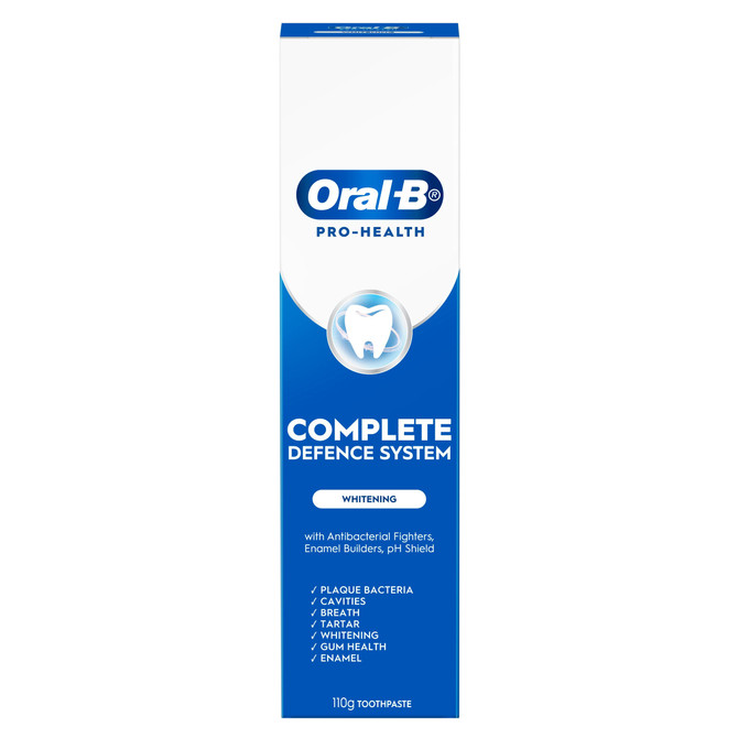Oral-B Pro Health Complete Defence System Whitening Toothpaste 110g