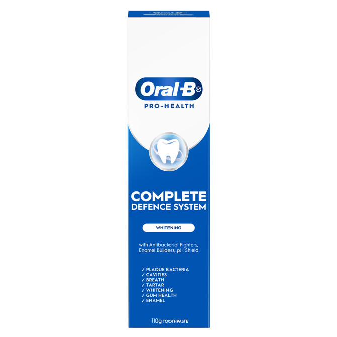 Oral-B Pro Health Complete Defence System Whitening Toothpaste 110g