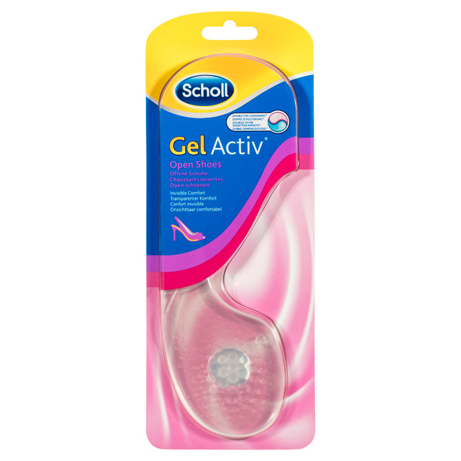 Scholl GelActiv Female Insoles for Open Shoes