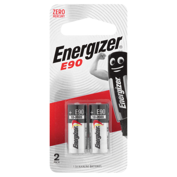 Energizer E90 2 Pack 1.5v Alkaline Batteries