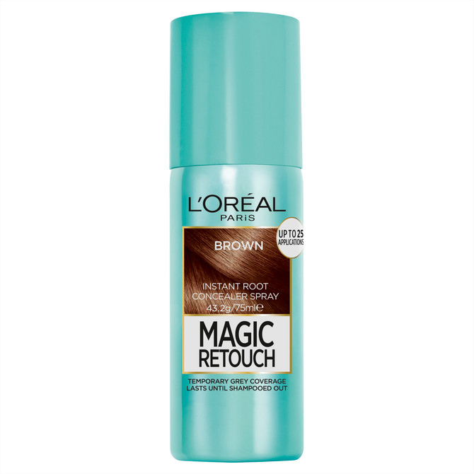 L'Oréal Paris Magic Retouch Temporary Root Concealer Spray, Brown 3