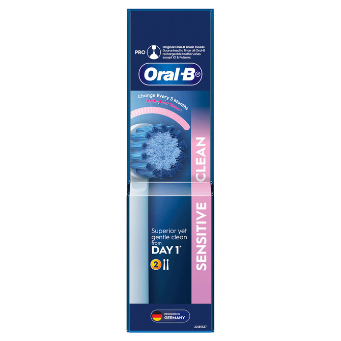 Oral-B Sensitive Clean Electric Toothbrush Replacement Head - 2 Pack