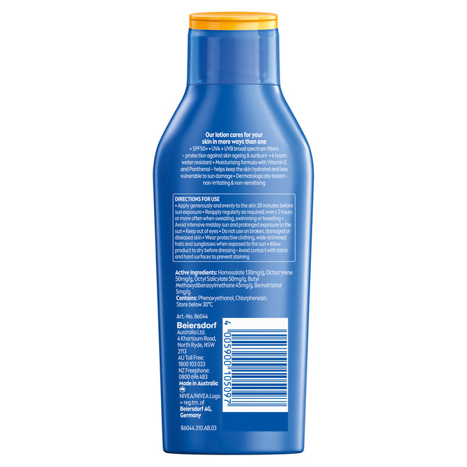 NIVEA Protect & Moisture Moisture Lock SPF50+ Sunscreen 400ml
