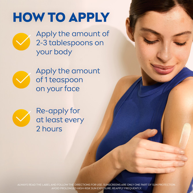 NIVEA Protect & Moisture Moisture Lock SPF50+ Sunscreen 400ml