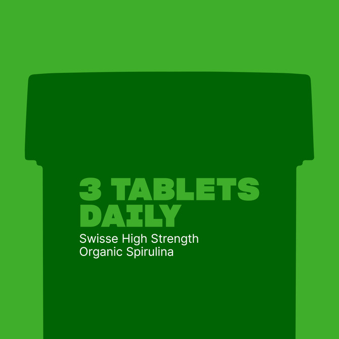 Swisse High Strength Organic Spirulina 200 Tablets