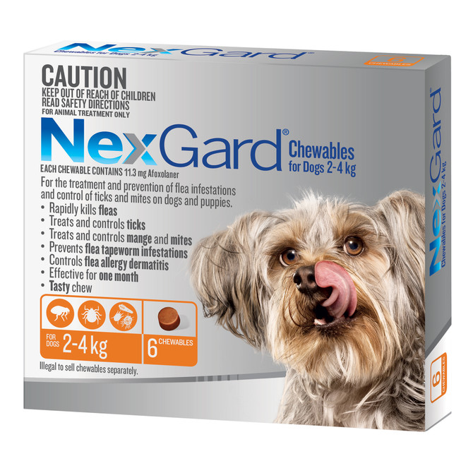 Nexgard Dog 2-4kg 6 Pack
