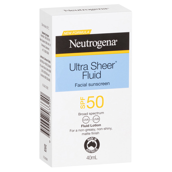 Neutrogena Ultra Sheer Face Fluid SPF50 40ml