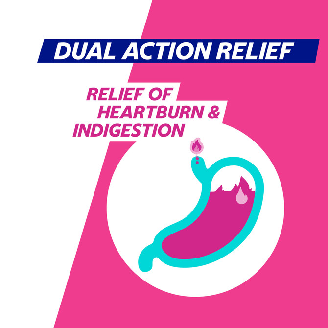 Gaviscon Dual Action Peppermint 48 Pack