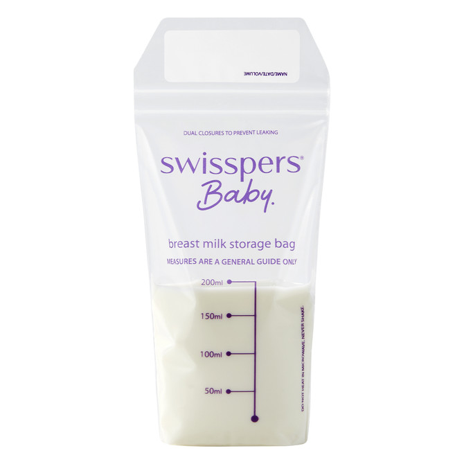 Swisspers Breast Milk Storage Bags 20 pack