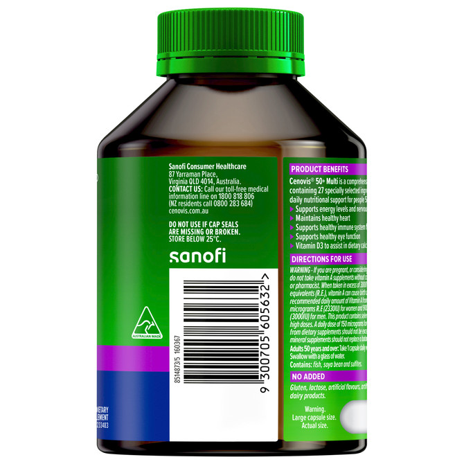 Cenovis 50+ Multi 100 Capsules
