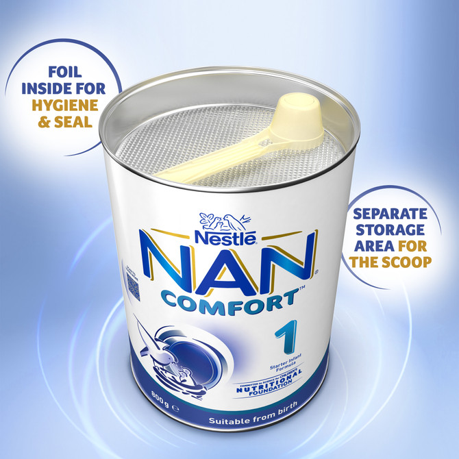 Nestle NAN COMFORT Newborn Formula Stage 1 Suitable From Birth 800g