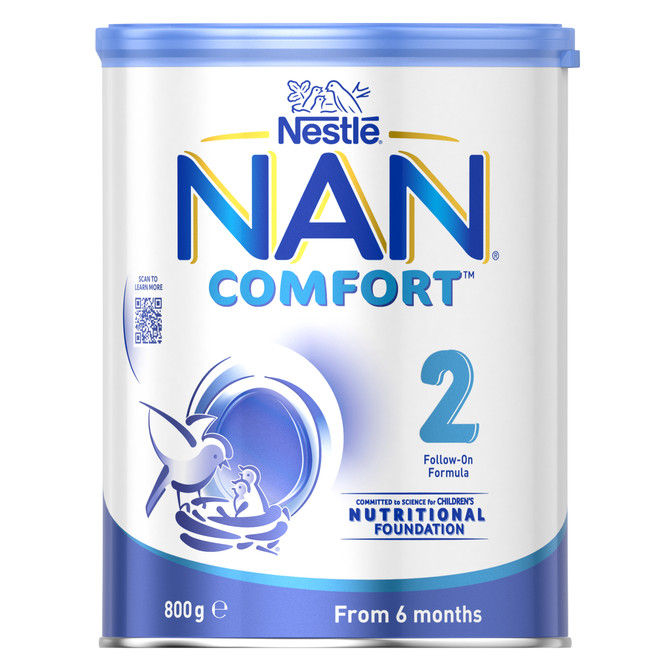 Nestle NAN COMFORT 2 Follow-on Baby Formula From 6-12 Months 800g