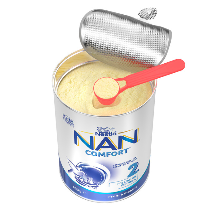 Nestle NAN COMFORT 2 Follow-on Baby Formula, From 6-12 Months – 800g