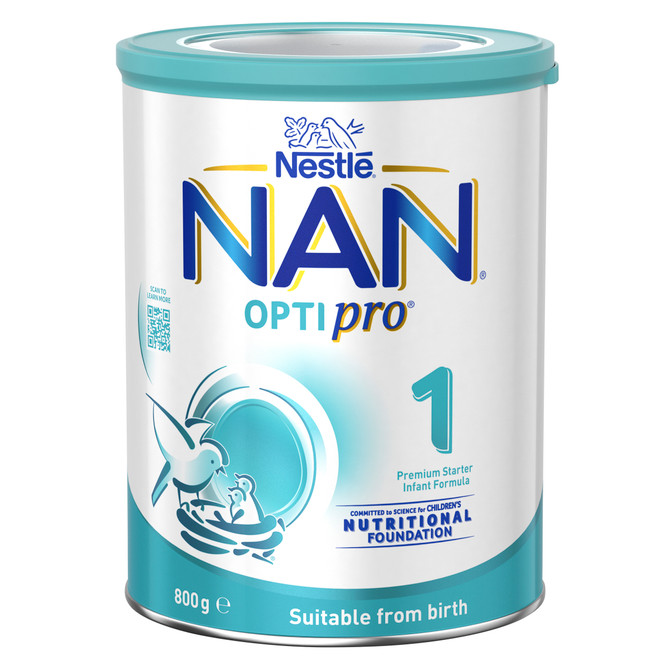 Nestle NAN OPTIPRO 1 Infant Formula for Newborns Suitable From Birth 800g