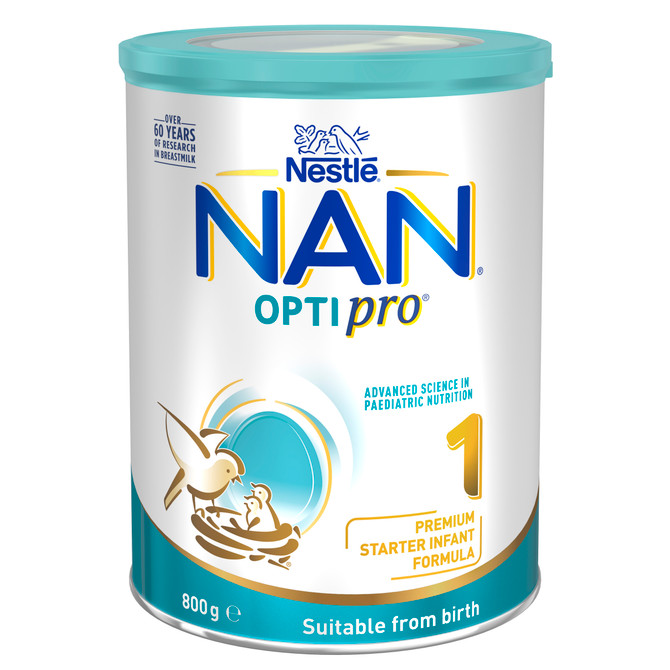 Nestle NAN OPTIPRO 1 Infant Formula for Newborns Suitable From Birth 800g