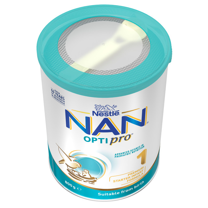 Nestle NAN OPTIPRO 1 Infant Formula for Newborns Suitable From Birth 800g