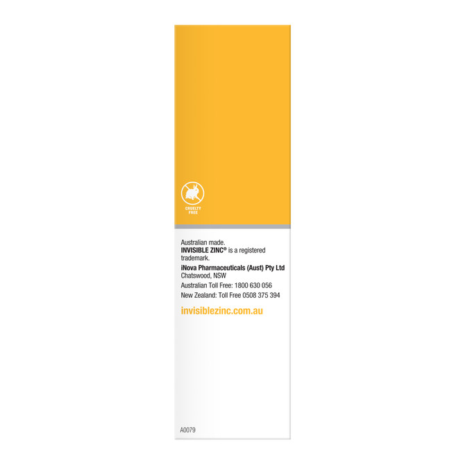 Invisible Zinc Face + Body Mineral Sunscreen SPF 50 75g