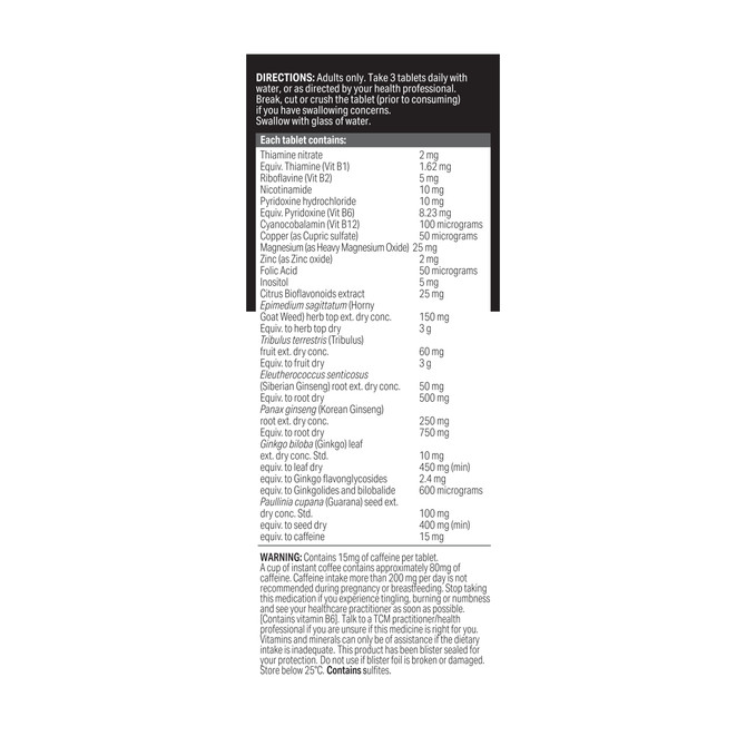 Naturopathica Phyto-Active Horny Goat Weed 50s