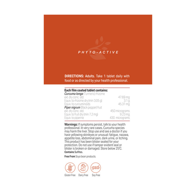 Naturopathica Phyto-Active Curcumax Daily 80s