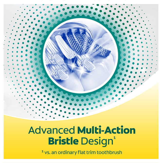 Colgate 360° Advanced Whole Mouth Health Manual Toothbrush, 1 Pack, Soft Bristles with 4 Zone Bacteria Removing Action