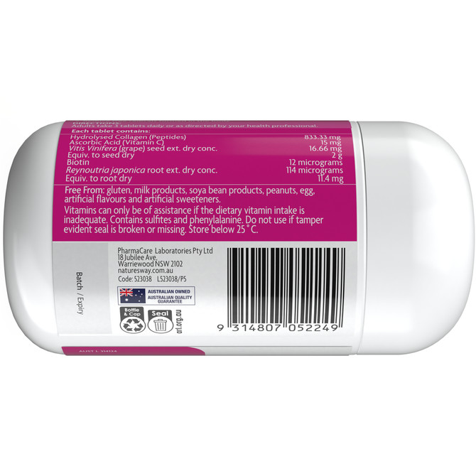 Nature's Way Collagen Peptides Tablets 60 tablets