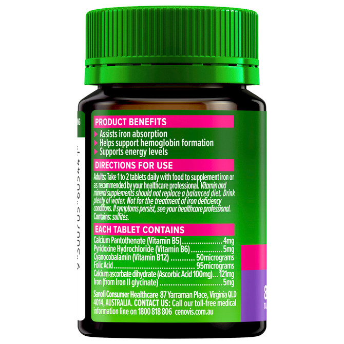 Cenovis Iron Plus  80 Tablets