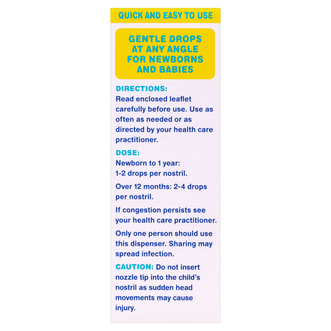FLO Baby Saline Nasal Drops 15mL