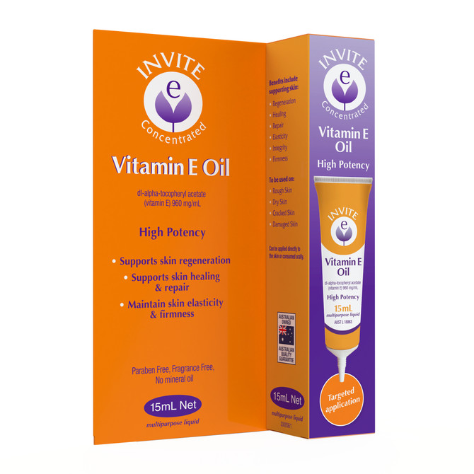Invite E Vitamin E Oil 15mL