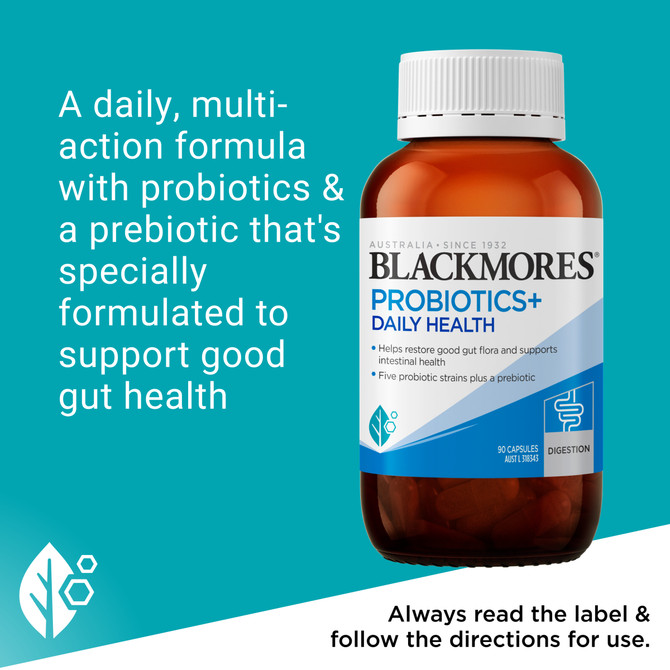Blackmores Probiotics+ Daily Health 90 Capsules