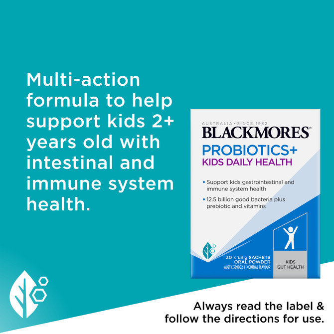 Blackmores Probiotics + Kids Daily Health Powder 30 Pack
